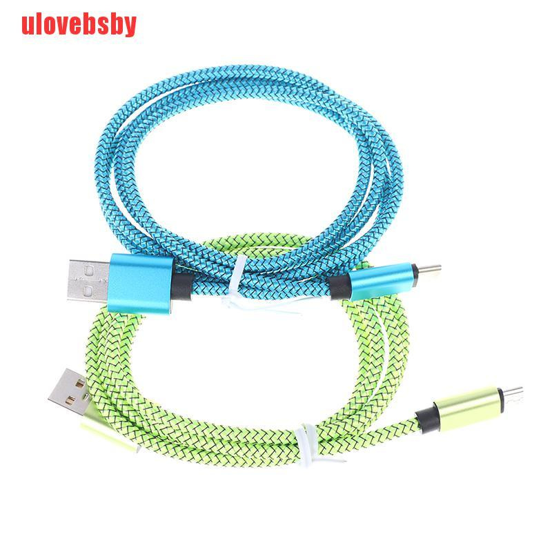 [ulovebsby]TYPE C and android Cable 1M Fast Charger Data usb Cables For mobile phone