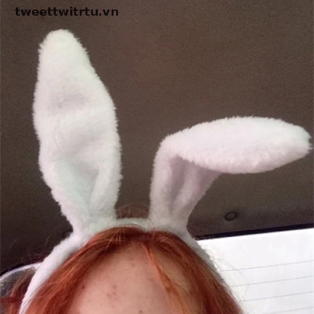 Băng Đô Tai Thỏ Bằng Lông Nhung Dùng Hóa Trang Trong Lễ Phục Sinh