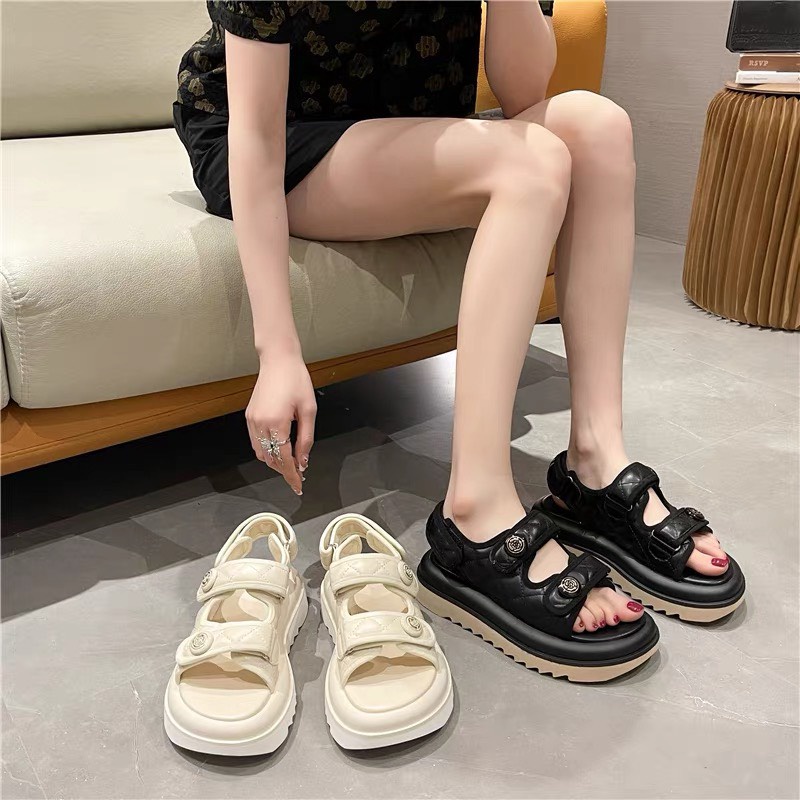 Sandal nữ quai tràm đế răng cưa siêu hót