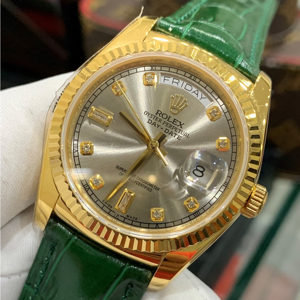 Đồng Hồ Nam RL DAY-DATE Máy ETA 2836 Cơ Automatic Thụy Sỹ, Size 41mm