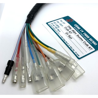 Dây điện Sườn Cub 67 - dùng vít lửa DENKI