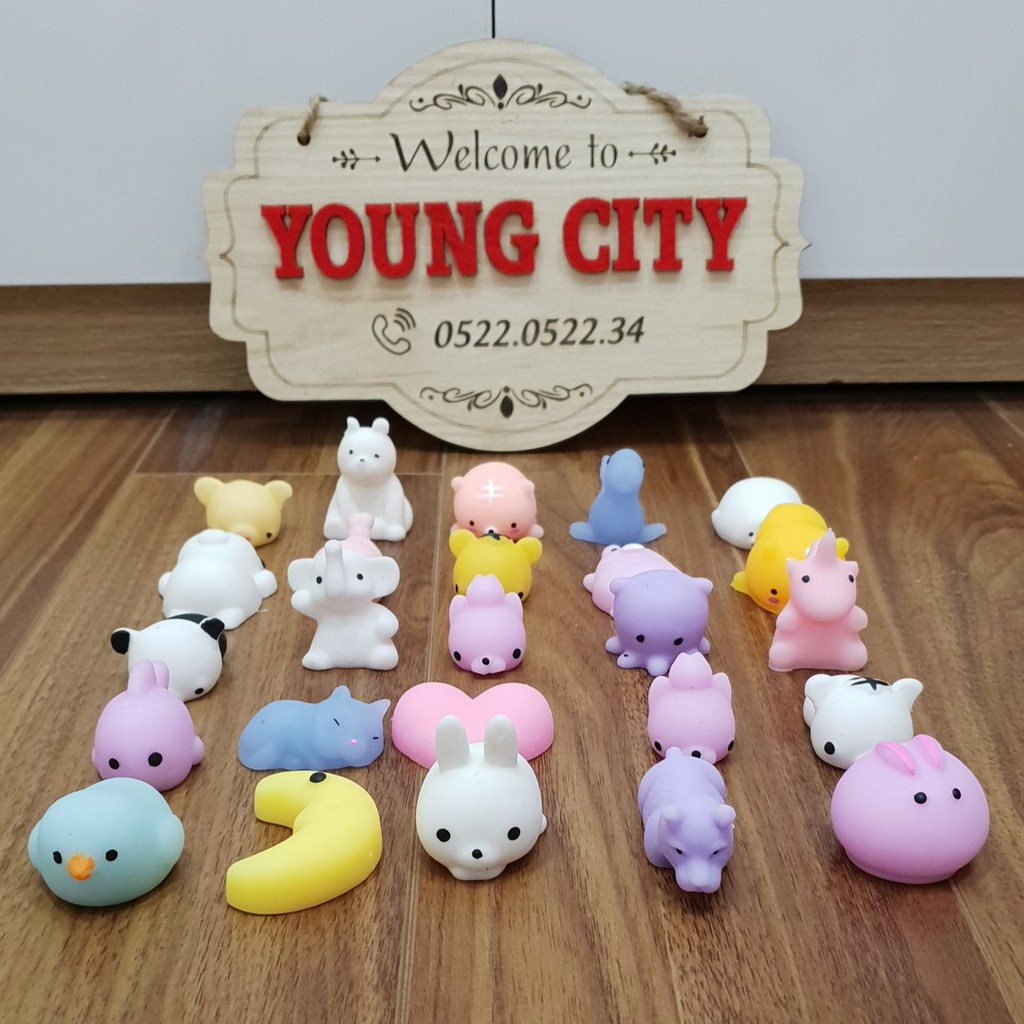 FREESHIP 99K TOÀN QUỐC_Combo 50 Squishy Mochi Hình Thú Cực