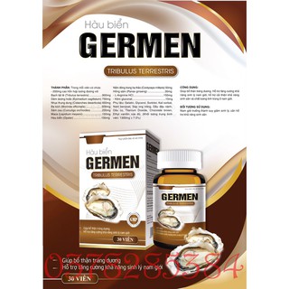 HÀU BIỂN GERMEN - GIÚP BỔ THẬN TRÁNG DƯƠNG, HỖ TRỢ TĂNG CƯỜNG KHẢ NĂNG SINH LÝ NAM GIỚI