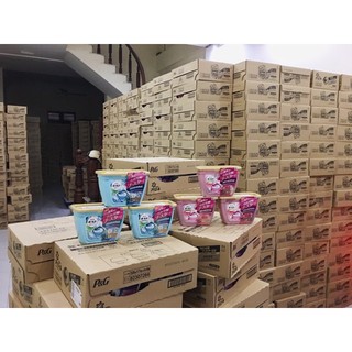 Combo 6 hộp viên giặt xả gelball hương hoa 3D Nhật Bản