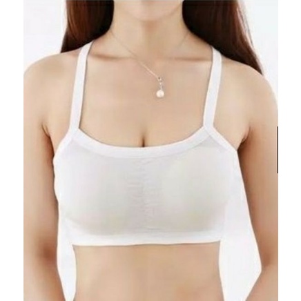 Áo lót lá 3 dây trẻ em học sinh mút đệm mỏng thoáng mát