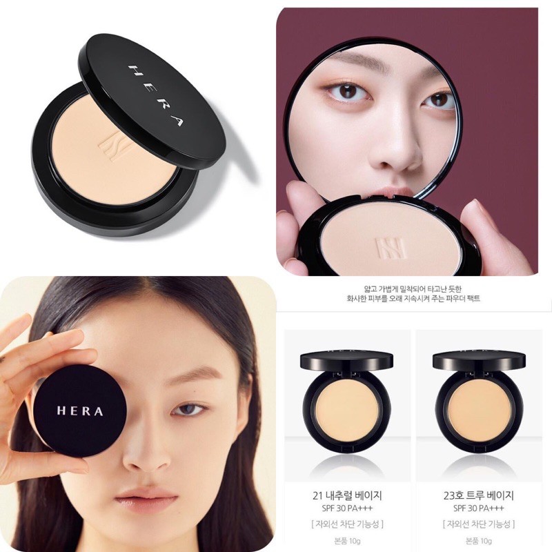 Phấn Phủ Dạng Nén Kiềm Dầu Mịn Da Hera HD Perfect Powder Pact SPF 30 PA+++