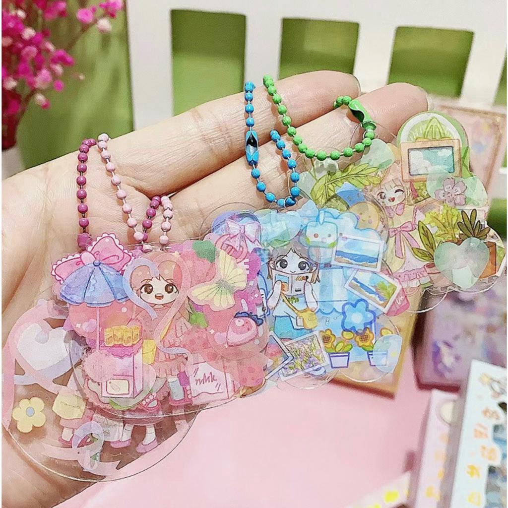 Bộ Miếng Dán Goo Kèm Khay Đựng Thẻ Goo Dễ Thương Dùng Làm Quà Tặng Cho Bé