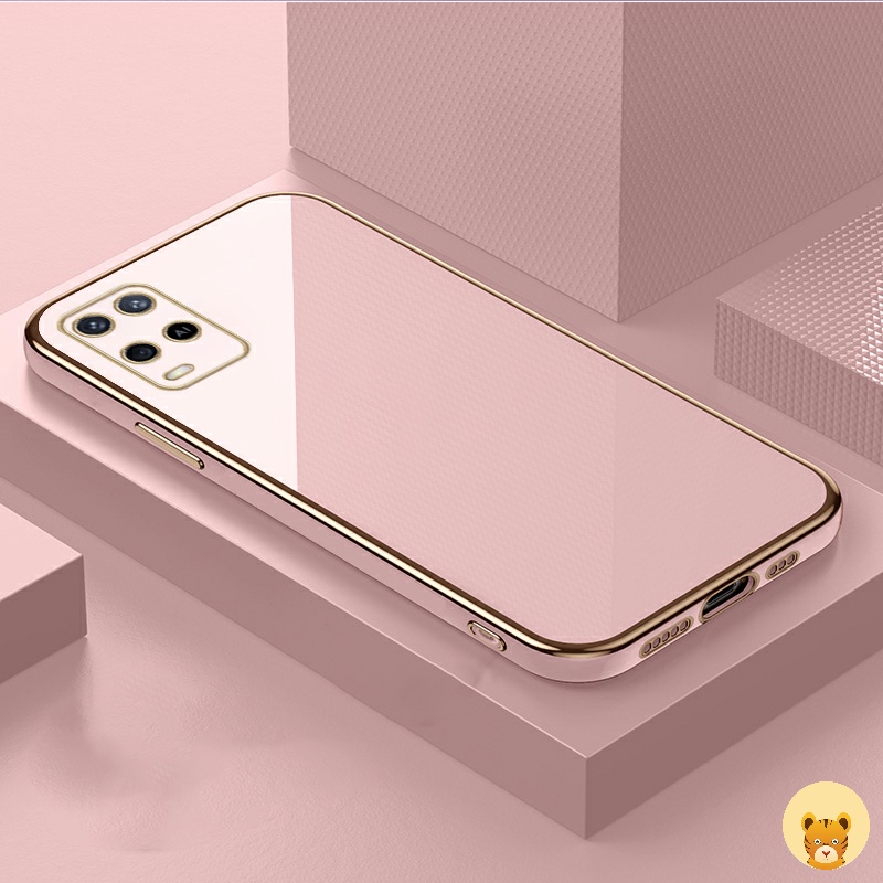Ốp Điện Thoại Mạ Điện 7 Màu Sang Trọng Đơn Giản Dành Cho Oppo A54