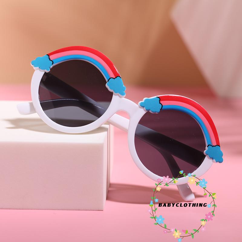 Kính Mát Chống Tia Uv Họa Tiết Cầu Vồng Đáng Yêu Cho Bé | BigBuy360 - bigbuy360.vn
