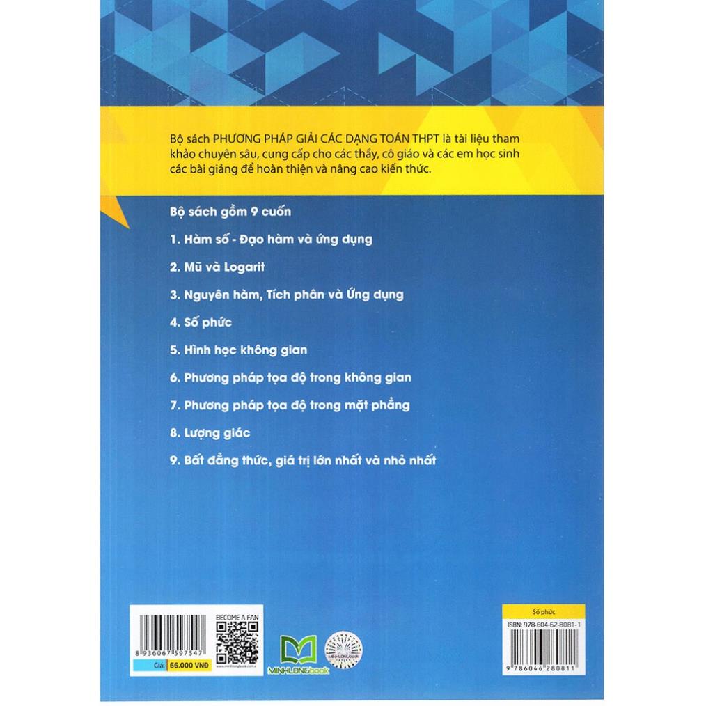 Sách: Phương Pháp Giải Các Dạng Toán THPT - Số Phức - Minh Long