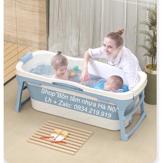 Bồn tắm nhựa silicon gấp gọn người lớn. BẢO HÀNH 2 NĂM