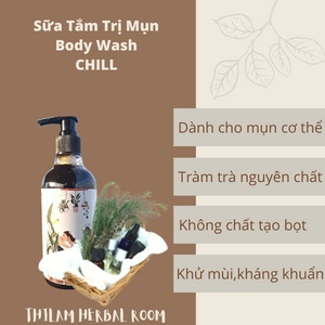 🌿Thilam Herbal Room🌿 Sữa tắm handmade cho mụn cơ thể/ Body Wash - Chill