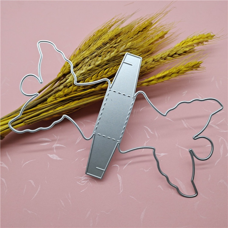 Khuôn Cắt Giấy Làm Từ Kim Loại Hình Thiên Thần Trang Trí Scrapbook