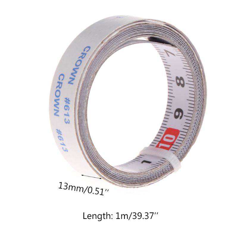 Thước Dây Dài 1M Bằng Thép Không Gỉ Chuyên Dụng Cho Đo Lường Chế Biến Gỗ