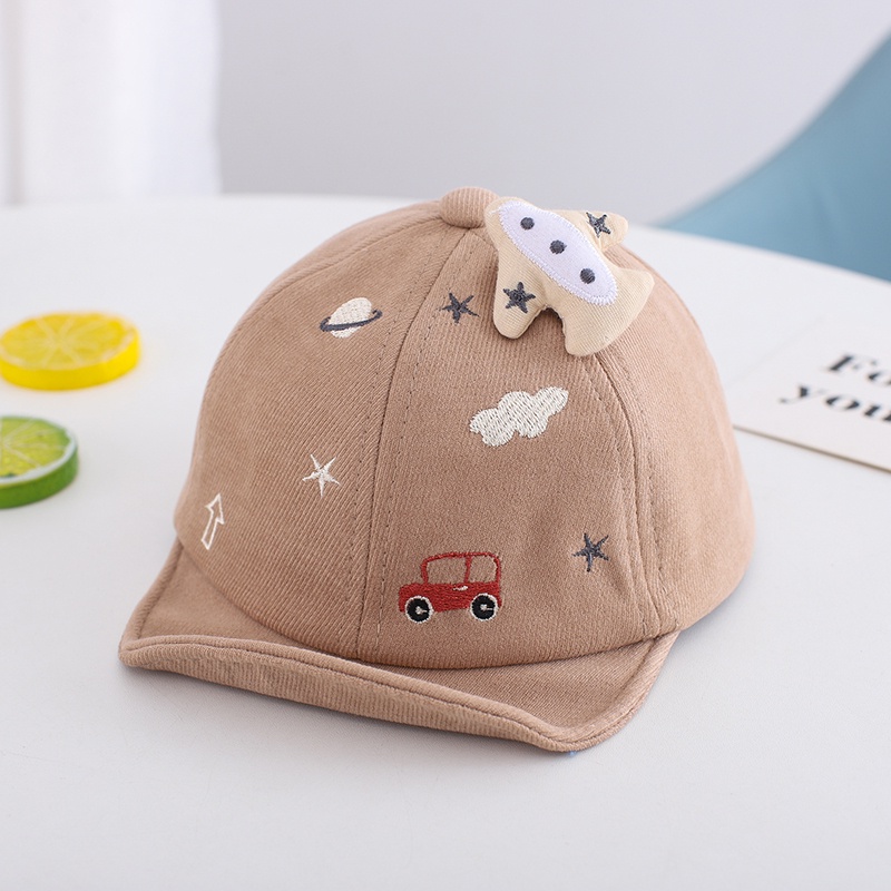 Nón Lưỡi Trai Cho Bé Họa Tiết Oto Máy Bay Dễ Thương Cho Bé Trai Bé Gái 3 - 12 Tháng