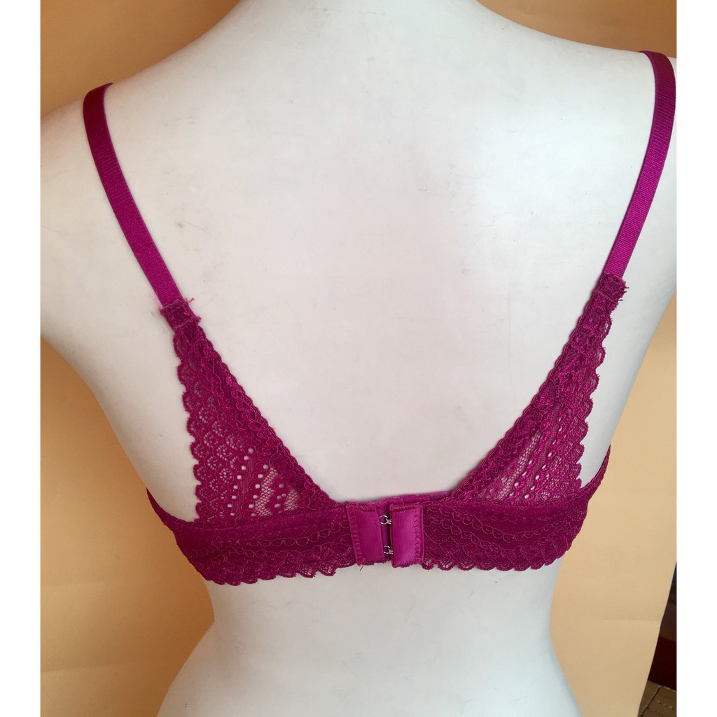 Áo ngực đệm dày dây ren cách điệu , áo ngực trơn đồ lót thái không gian eva KGE 9903