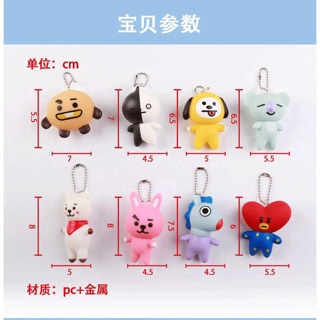Móc khoá BT21 siêu đẹp