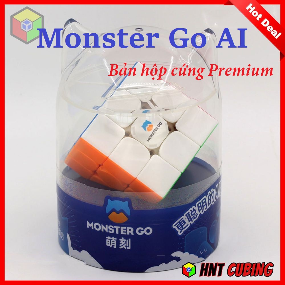 Rubik 3x3 Monster Go AI Smart Cube Bluetooth - Kết Nối với Điện Thoại | HNT Cubing