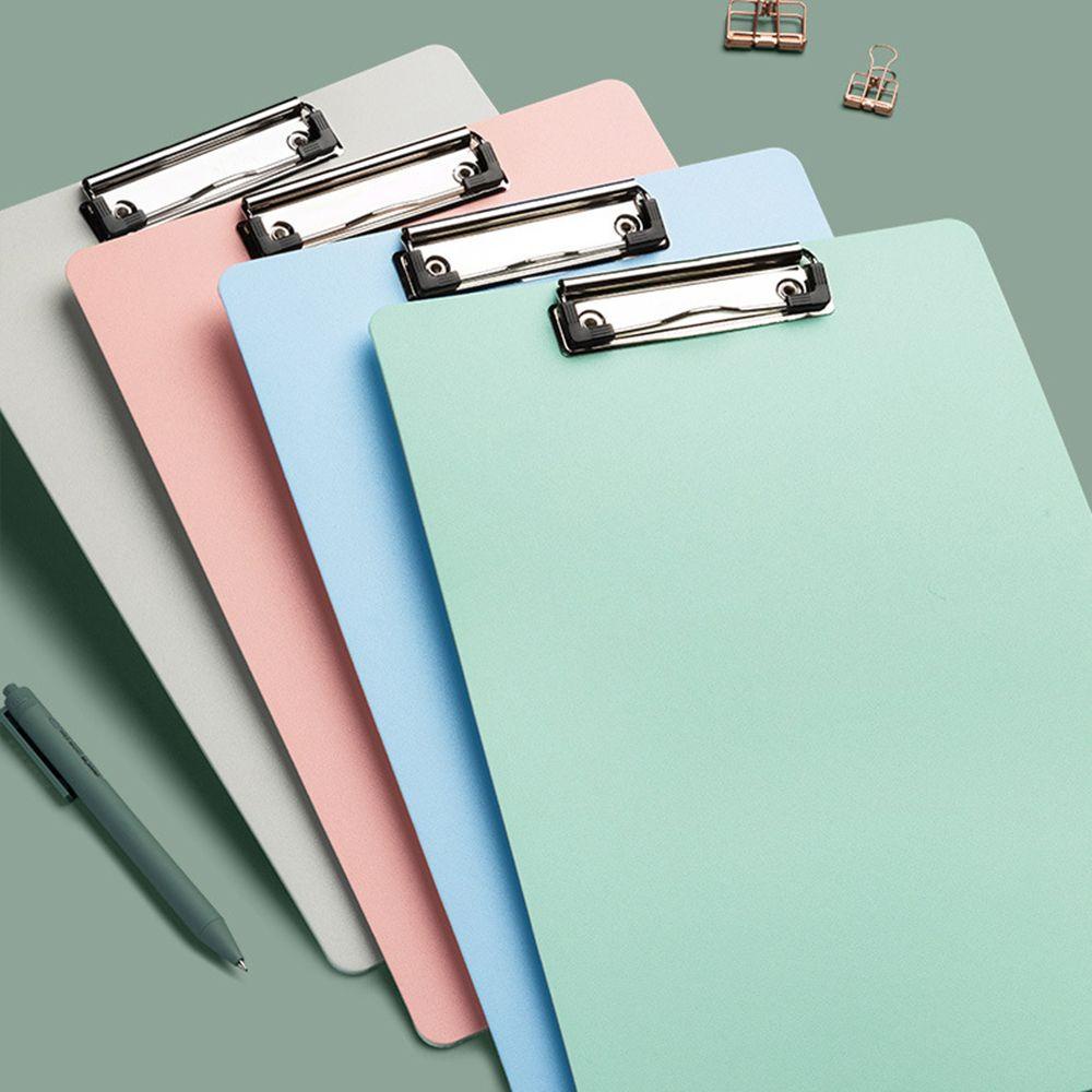 Bảng Kẹp Giữ Giấy / Tài Liệu A4 / A5 Bằng Nhựa Bền Kèm Giá Đỡ Tiện Dụng Cho Học Sinh