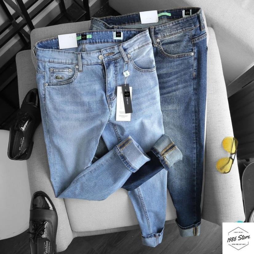 Quần jeans nam L.coste Blue, hàng xuất cao cấp. *