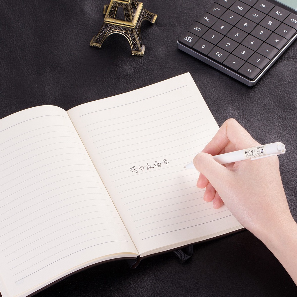 Sổ Tay 25K Bìa Da Thiết Kế Đơn Giản Tiện Dụng Cho Học Sinh/ Văn Phòng