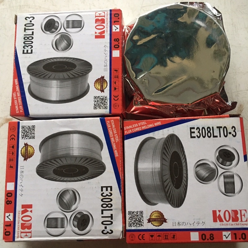 cuộn dây hàn inox cho máy mig mini dùng cuộn 1kg