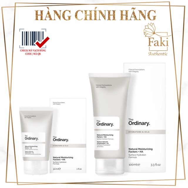 [Mã COS1904 giảm 8% đơn 300K] The Ordinary - Kem dưỡng ẩm The Ordinary Natural Moisturising Factor + HA | BigBuy360 - bigbuy360.vn