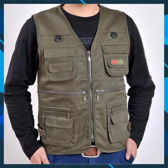 Áo ghile Nam , Áo Gile Túi Hộp Đi Phượt