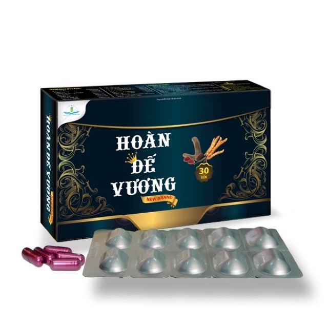 Hoàn Đế Vương - Tăng cường sinh lý nam giới, giảm tiểu đêm, đau lưng, tóc bạc sơm