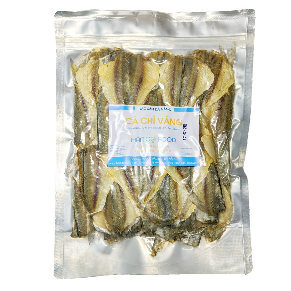 500G Cá Chỉ Vàng Đà Nẵng Loại Ngon- Khô Cá Chỉ Vàng Ngọt thịt ít xương- Đặc sản Đà Nẵng HANIGO FOOD