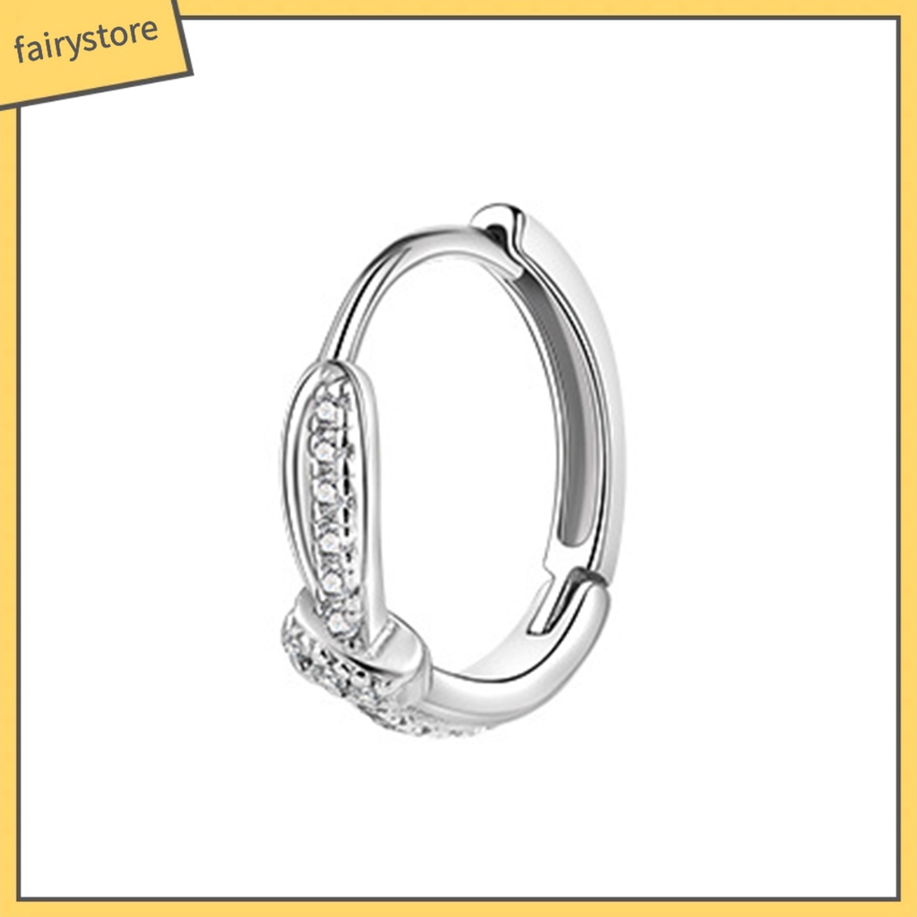 1 Đôi Bông Tai Hình Khối Lập Phương Xoắn Đính Đá Zircon Phong Cách Hàn Quốc Sang Trọng Dành Cho Nữ