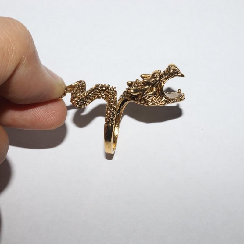 Giá Đỡ Nhẫn Hình Rồng Phong Cách Cổ Điển Dùng Làm Quà Tặng