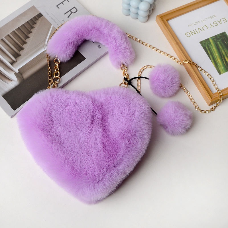 Túi Đeo Chéo Vai Hình Trái Tim Phong Cách Mới