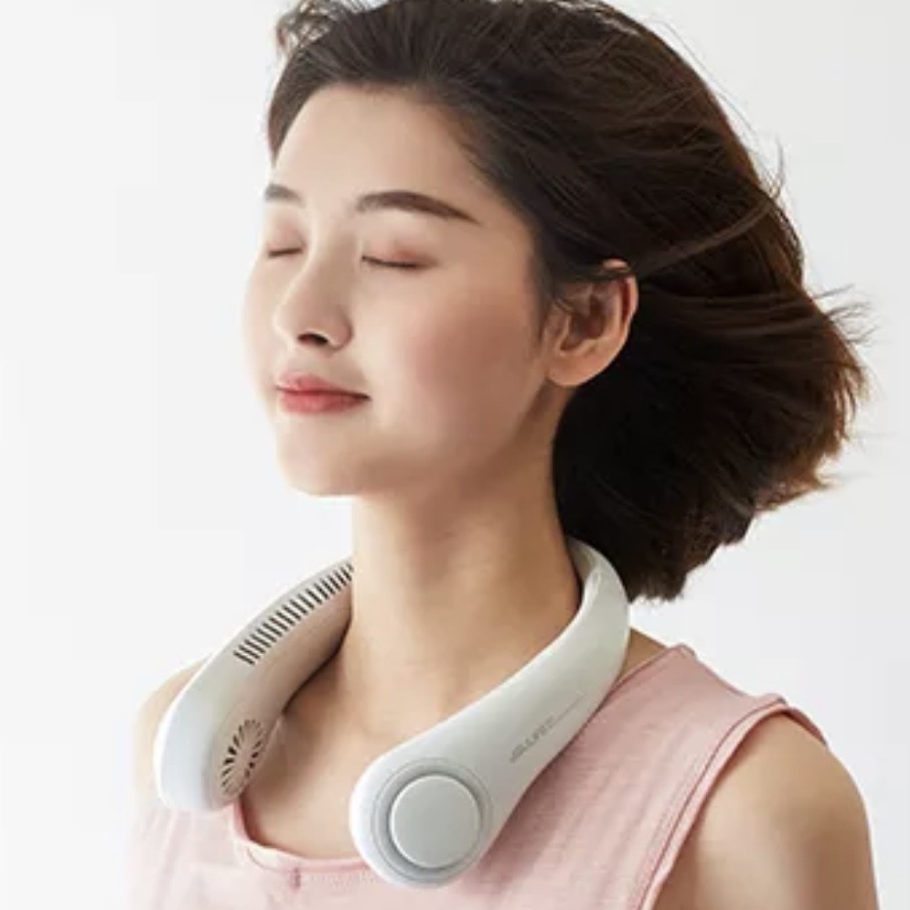 Quạt mini đeo cổ không cánh chính hãng, quạt đeo cổ dung lượng pin lớn 4800mAh - Bảo hành 12 tháng | BigBuy360 - bigbuy360.vn