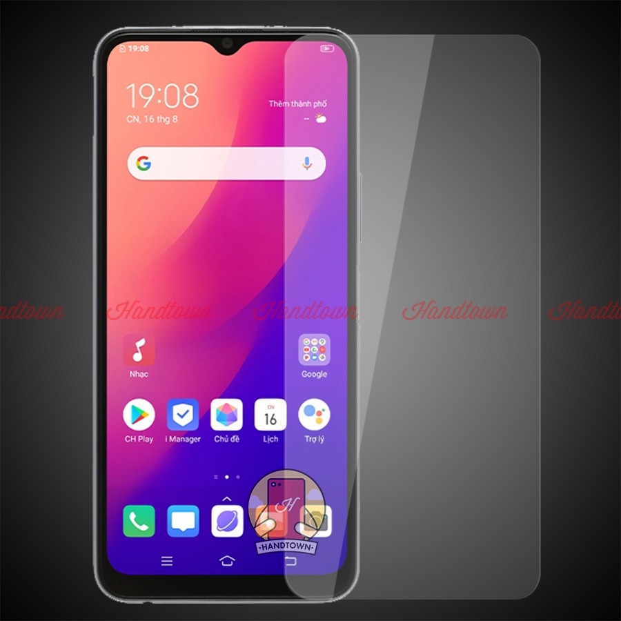 Kính Cường lực 2.5D Vivo Y12s y12 s Không Full Màn Trong Suốt Không Chấm Li Ti Chống Va Đập Chống Trầy Xước Handtown