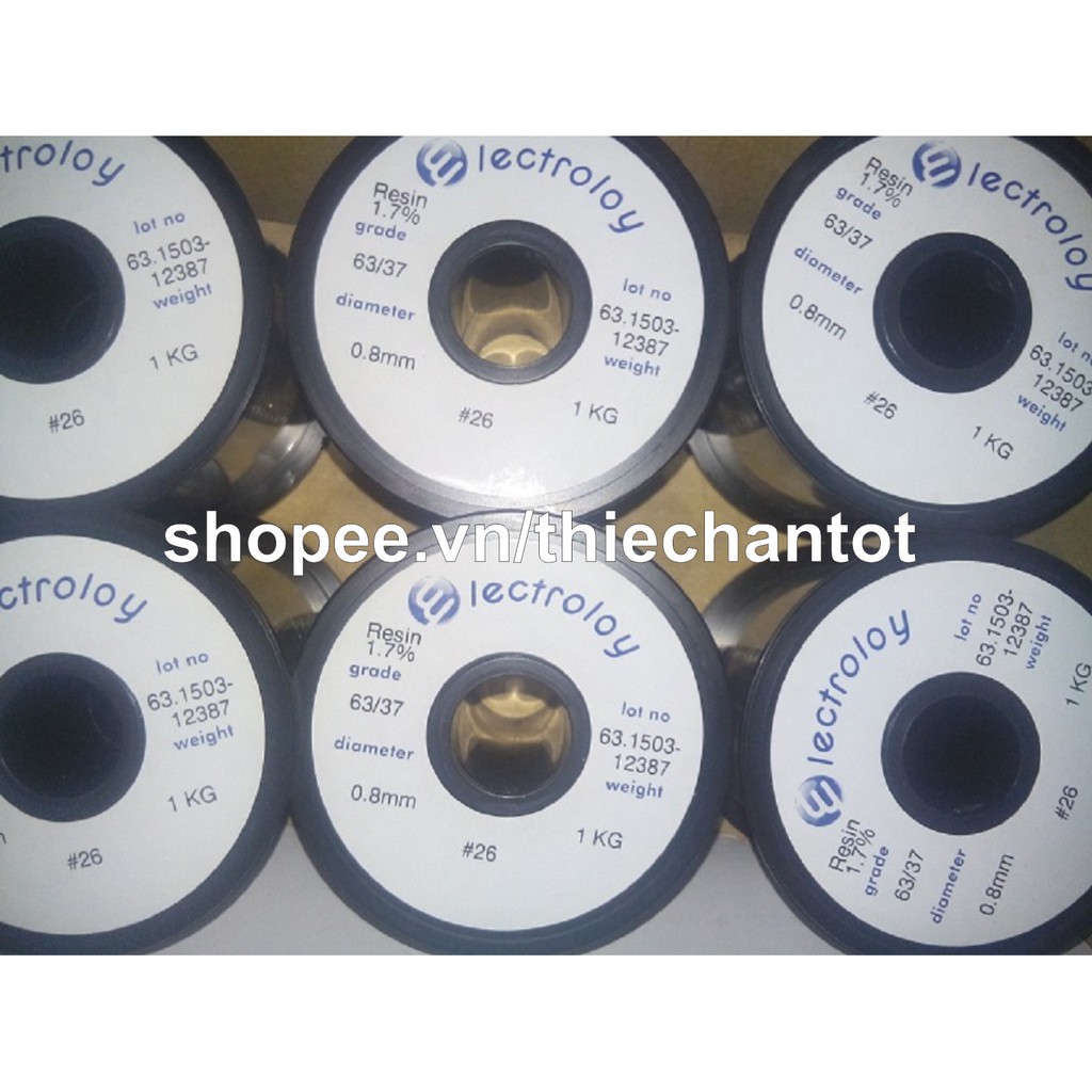 Chì Hàn Điện Tử Chuẩn Electroloy Nhẹ Nhiệt Tạo Mối Hàn Bóng Đẹp