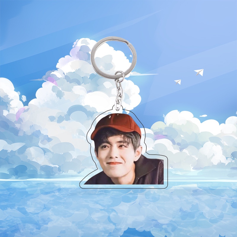 Móc Khóa Hình Nhân Vật Hoạt Hình Xiao Zhan Wang Yi Bo