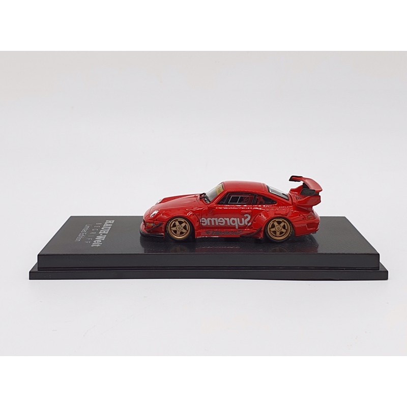 Xe Mô Hình Porsche RWB Sekund Entwicklung Supreme Limited 1:64 CM Model ( Đỏ Supreme )