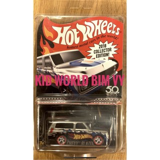 freeship Xe mô hình Hot Wheels 2018 Collector Edition 50th '70 Chevy Blazer FKF87, bánh cao su.