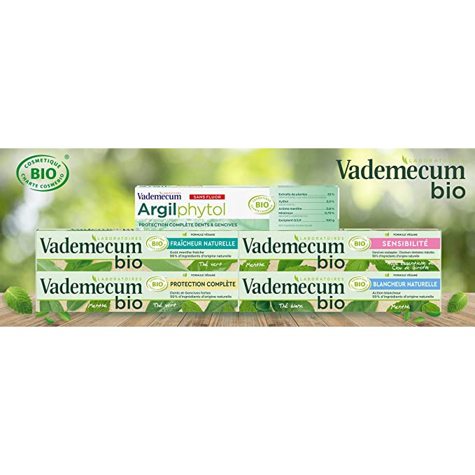 Kem đánh răng hữu cơ Vademecum - 75ml