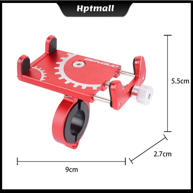 Giá Đỡ Điện Thoại Gắn Xe Đạp Bằng Hợp Kim Nhôm Điều Chỉnh Được 55-100mm 360