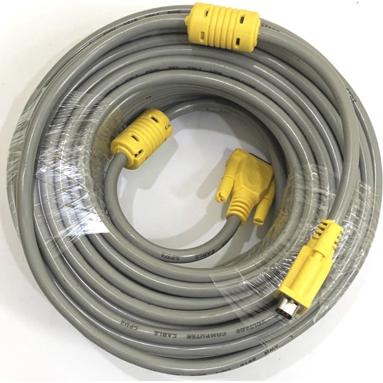Dây VGA 15m 20m 25m 30m xám Arigato đảm bảo chất lượng BUNOC's