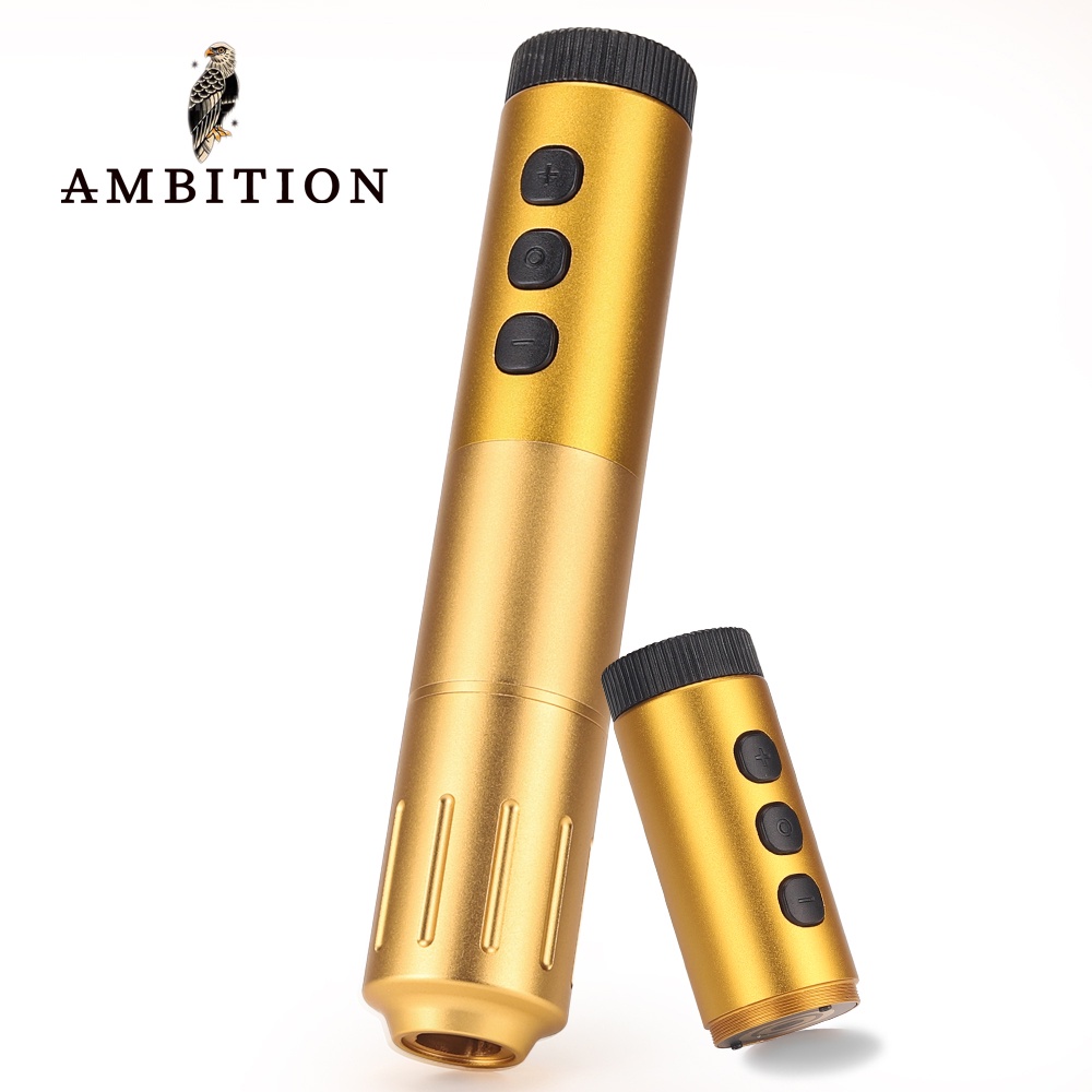 Bút kẻ xăm lông mày AMBITION không dây sạc nhanh 1200mah giao diện type C dùng trong 4 giờ