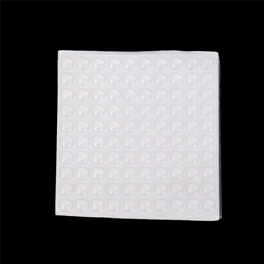 Hl Set 100 Miếng Đệm Cao Su Trong Suốt Hình Bán Nguyệt Cho Cửa