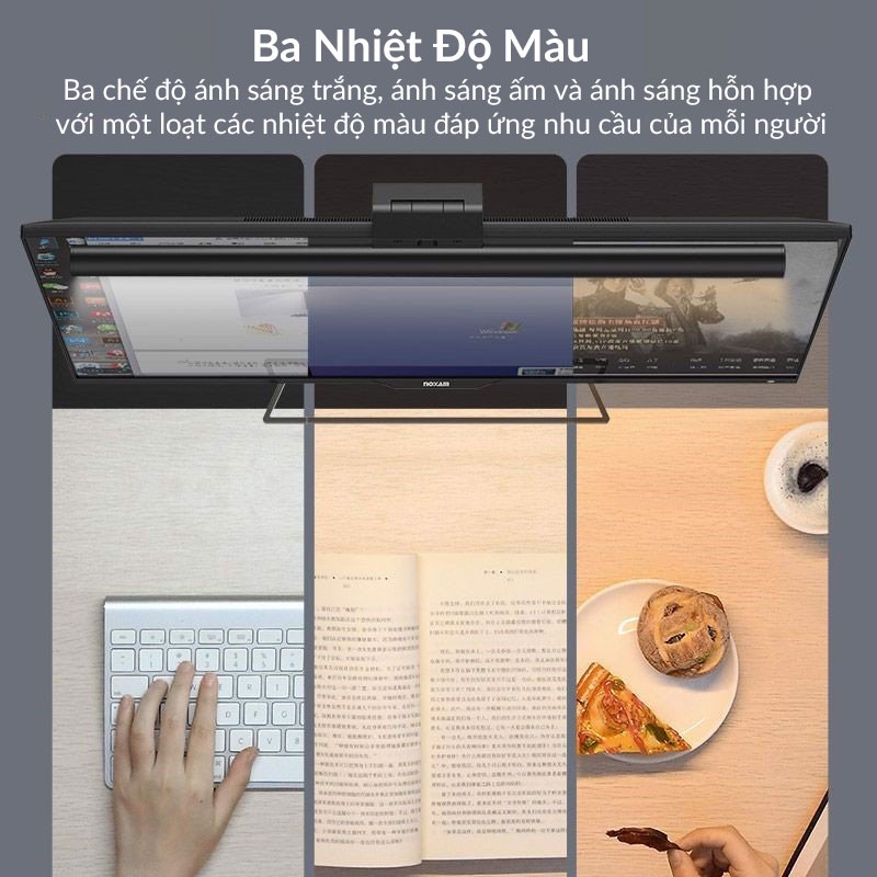 Đèn Kẹp Màn Hình Baseus Screen Hanging Light Youth Phiên Bản Thường Chống Ánh Sáng Xanh Bảo Vệ Mắt Nút Cảm Ứng Njoyshop