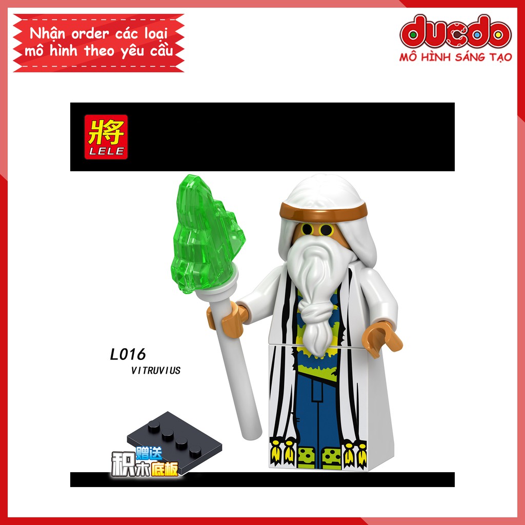 Minifigures các nhân vật trong Movie - Đồ chơi Lắp ghép Xếp hình Mini Mô hình LeLe L009-016