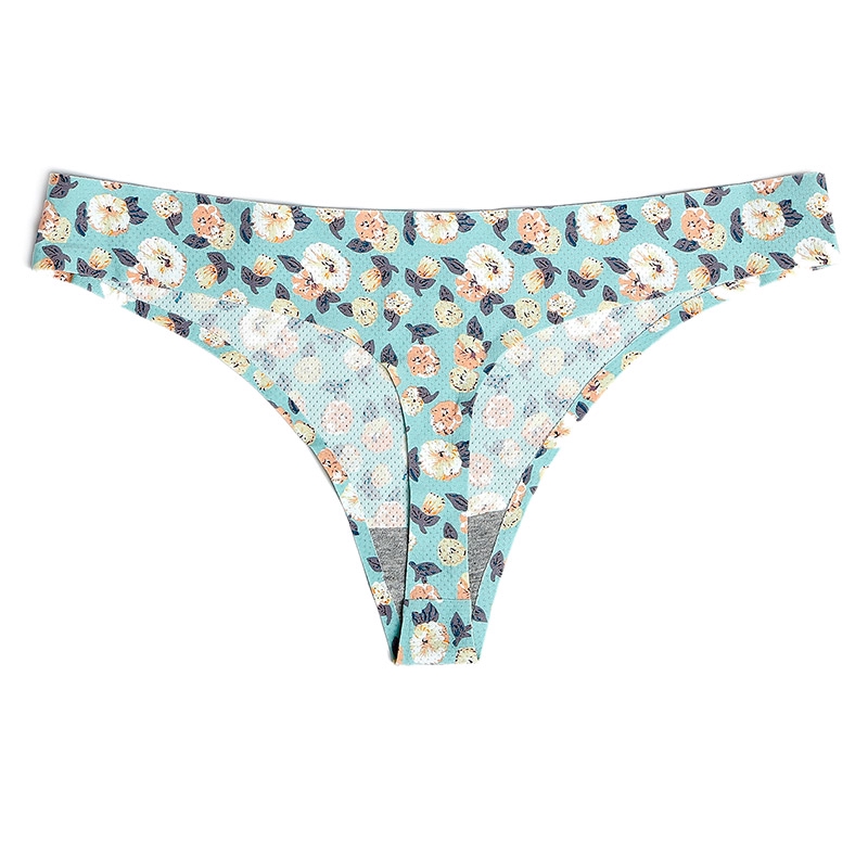 Set 6 quần lót cotton ZXYOUPING thoáng khí in họa tiết size US thời trang cho nữ