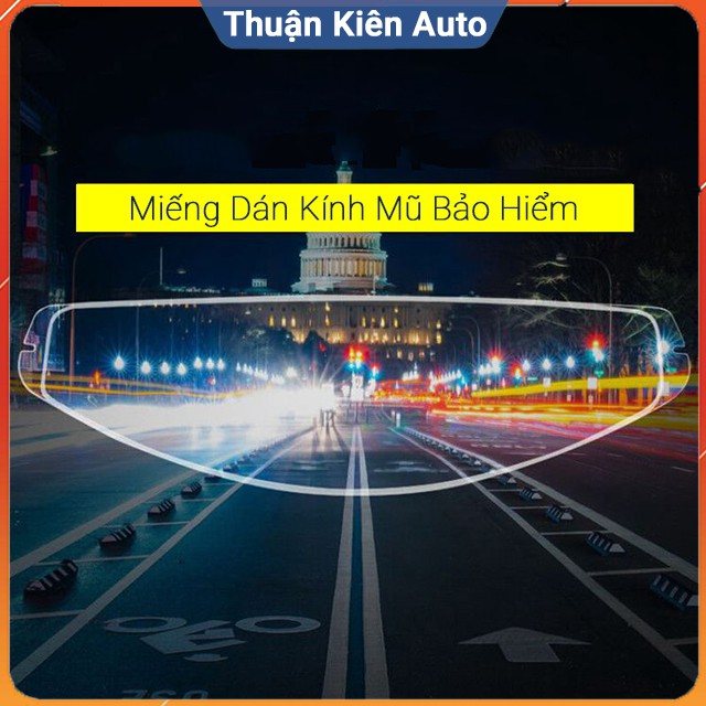 Miếng Dán Chống Nước Mũ Bảo Hiểm 🧡FREESHIP🧡 Dán Kính Chống Mưa Nón Bảo Hiểm Xe Máy Tiện Lợi Chống Sương Mù