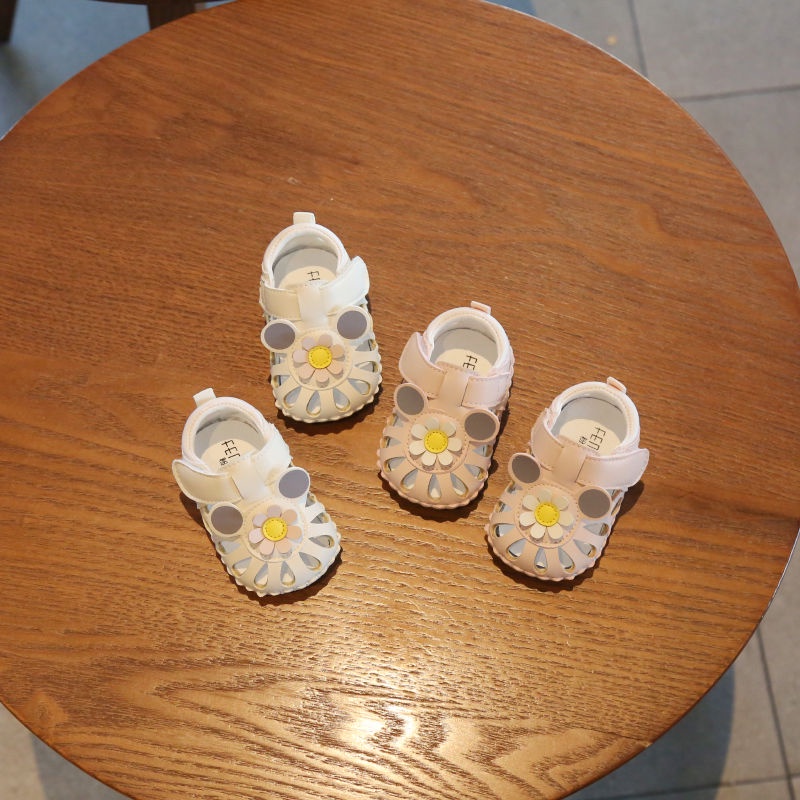 Giày Sandal Đế Mềm Chống Trượt Thời Trang Mùa Hè Dành Cho Bé Gái 6-8-9-12 Tháng 0-1 Tuổi