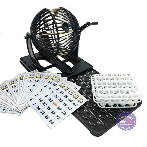 BỘ ĐỒ CHƠI LỒNG QUAY LÔ TÔ 75 SỐ BINGO NEO